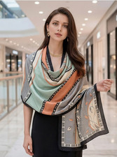 Seidenschal lang 180x90