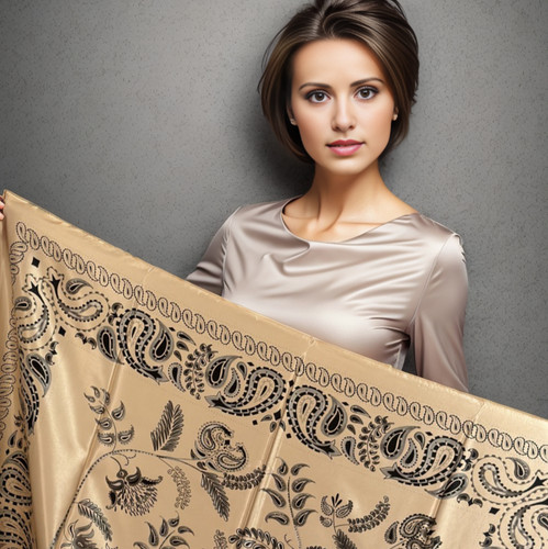 Seide beige seidentuch - seide, bandana