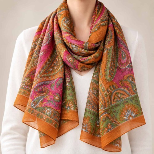 Seidenschal damen satin - seidenschal,