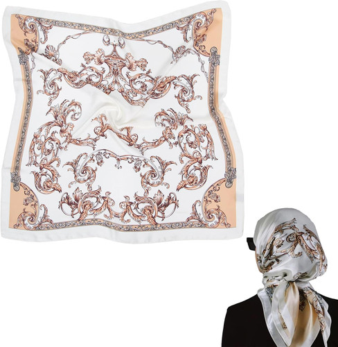 Seidenschal damen herren 90x90 - seidenschal,