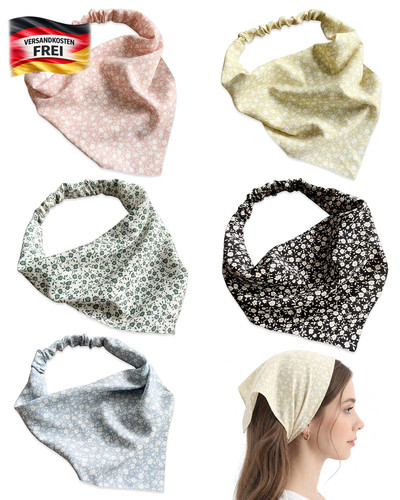 Kopftuch damen chiffon blumen - kopftuch,