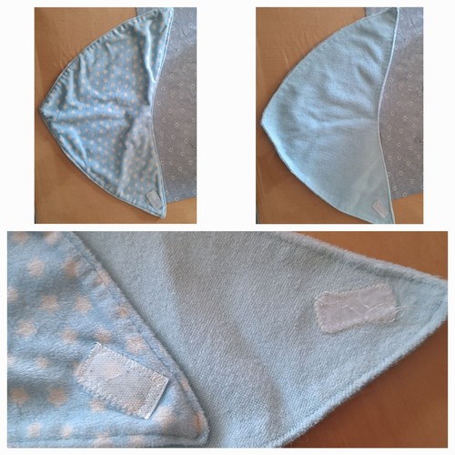 Blaues weiches halstuch - weiches,