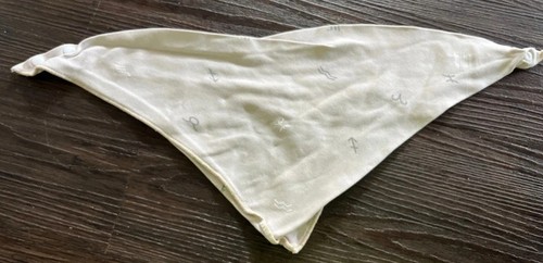 Beige gemustertes dreieckstuch - beige,